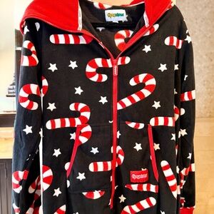 Tipsy Elves Women’s Candy Cane and Star Hoodie